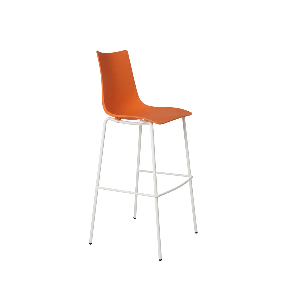 Banco Alto Zebra Base Blanca