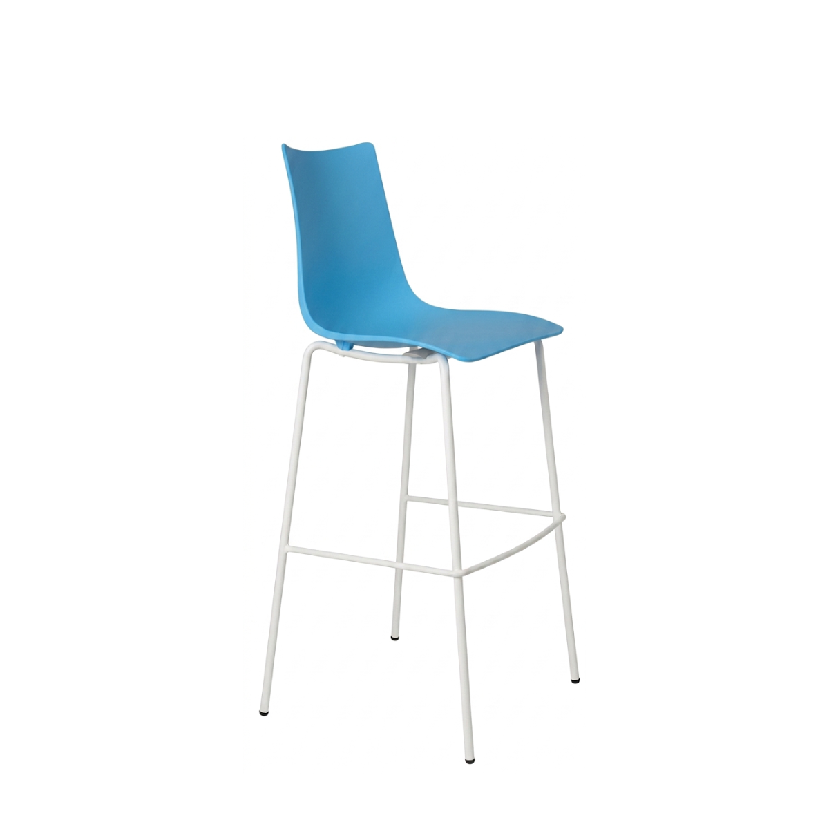 Banco Alto Zebra Base Blanca