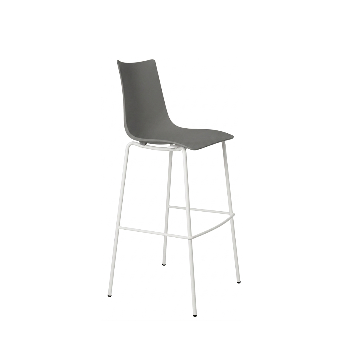Banco Alto Zebra Base Blanca