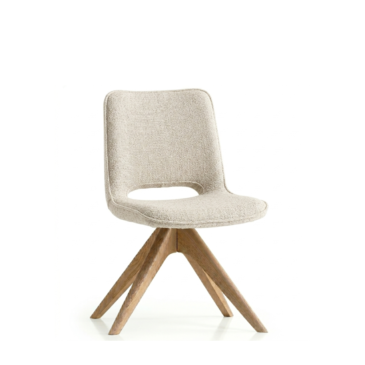 Silla Amyopen Base Madera natural