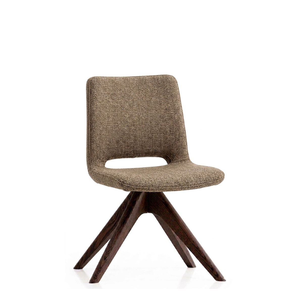 Silla Amyopen Base Madera wenge
