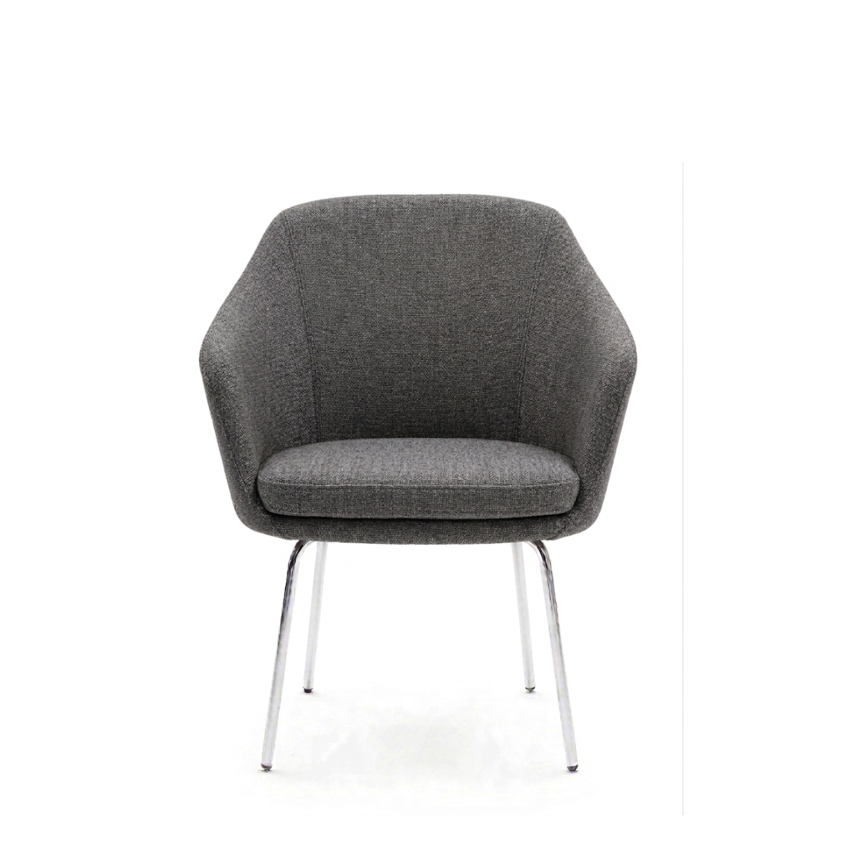 Silla Annette Base cromada Cuatro Puntas