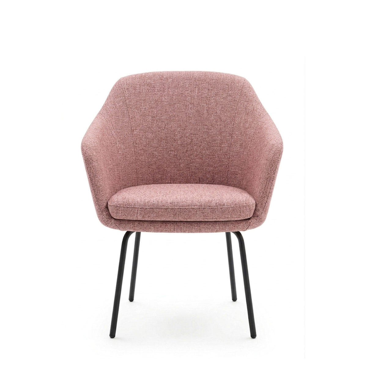 Silla Annette Base Negra Cuatro Puntas
