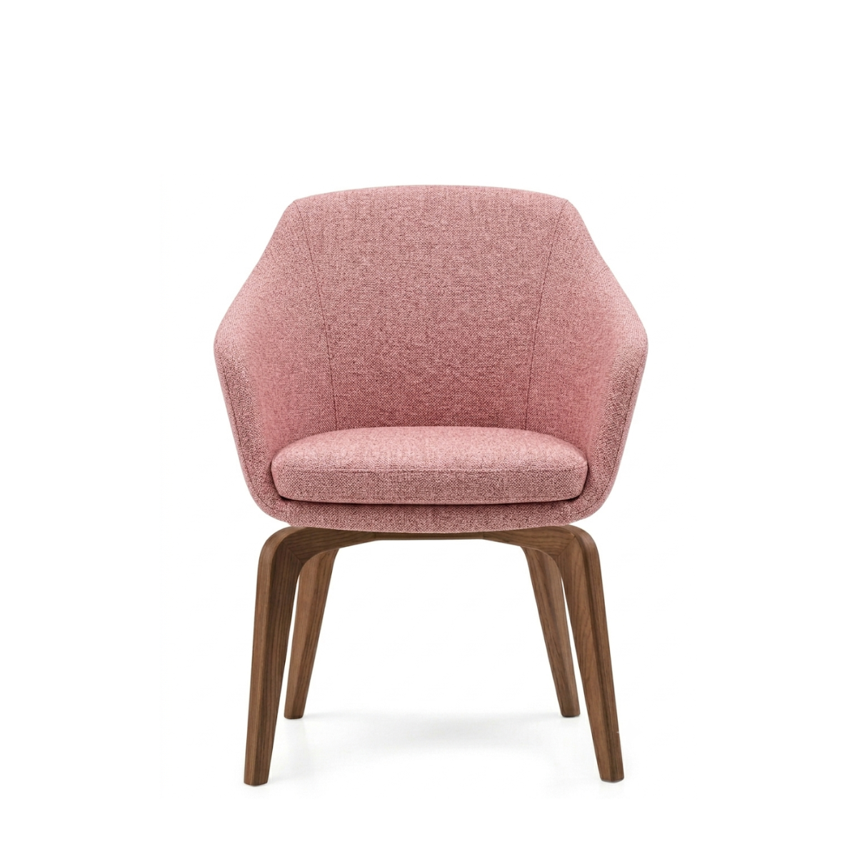 Silla Annette Base Madera Nogal