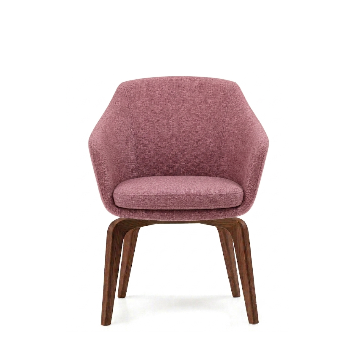 Silla Annette Base Madera Nogal