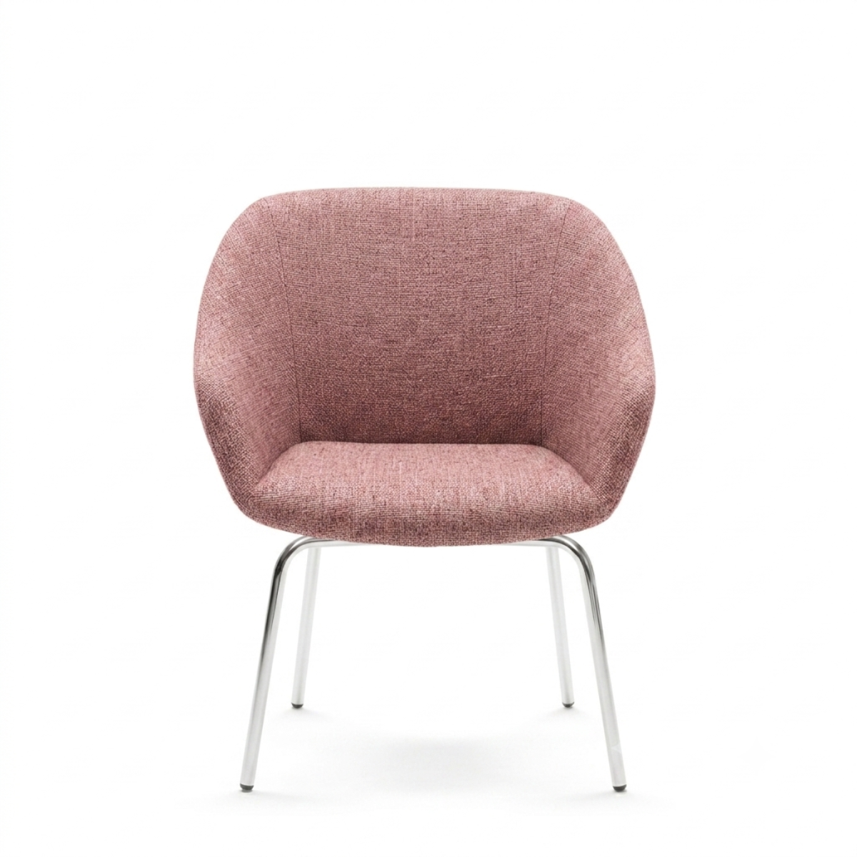 Silla Breck Base Cromada Cuatro Puntas