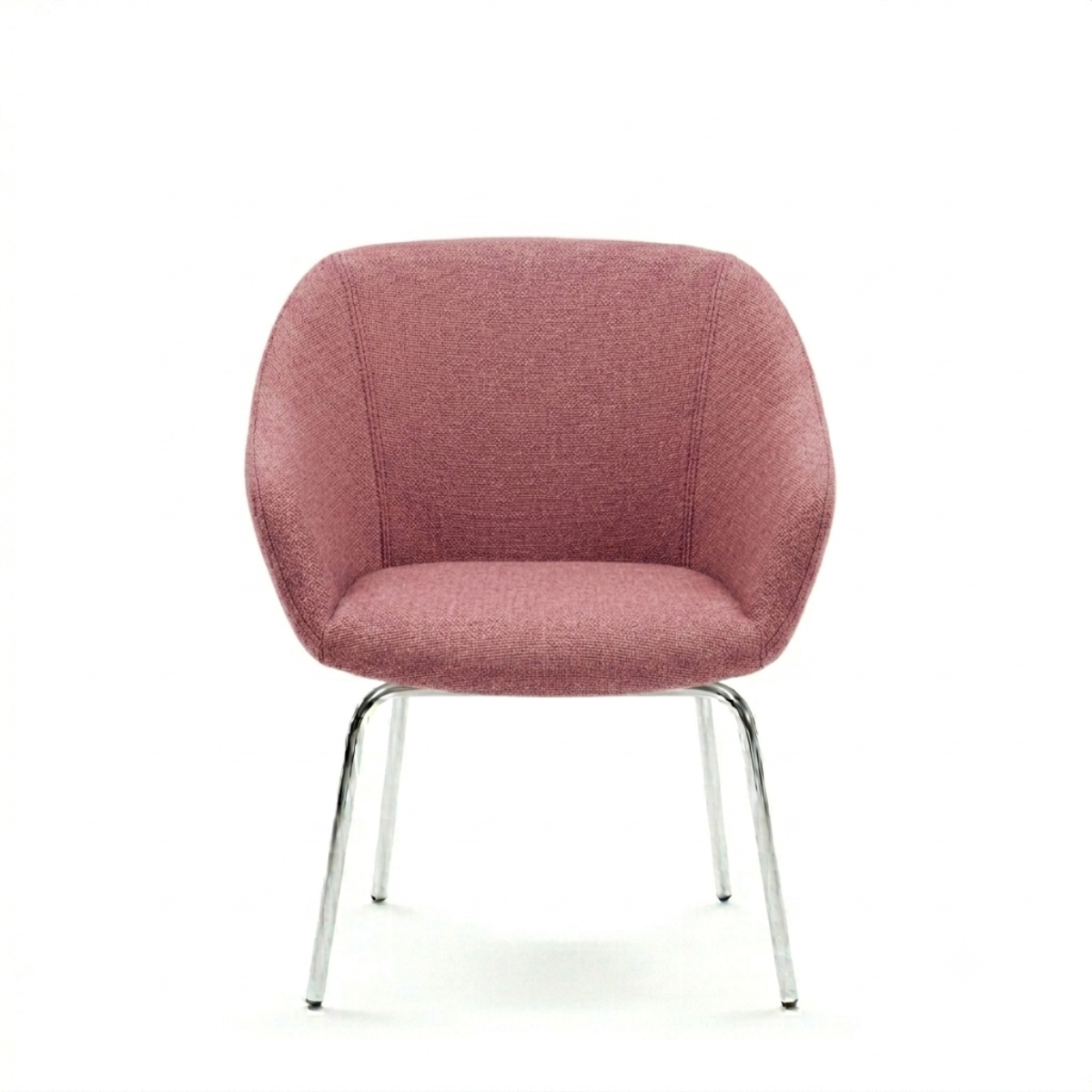 Silla Breck Base Cromada Cuatro Puntas