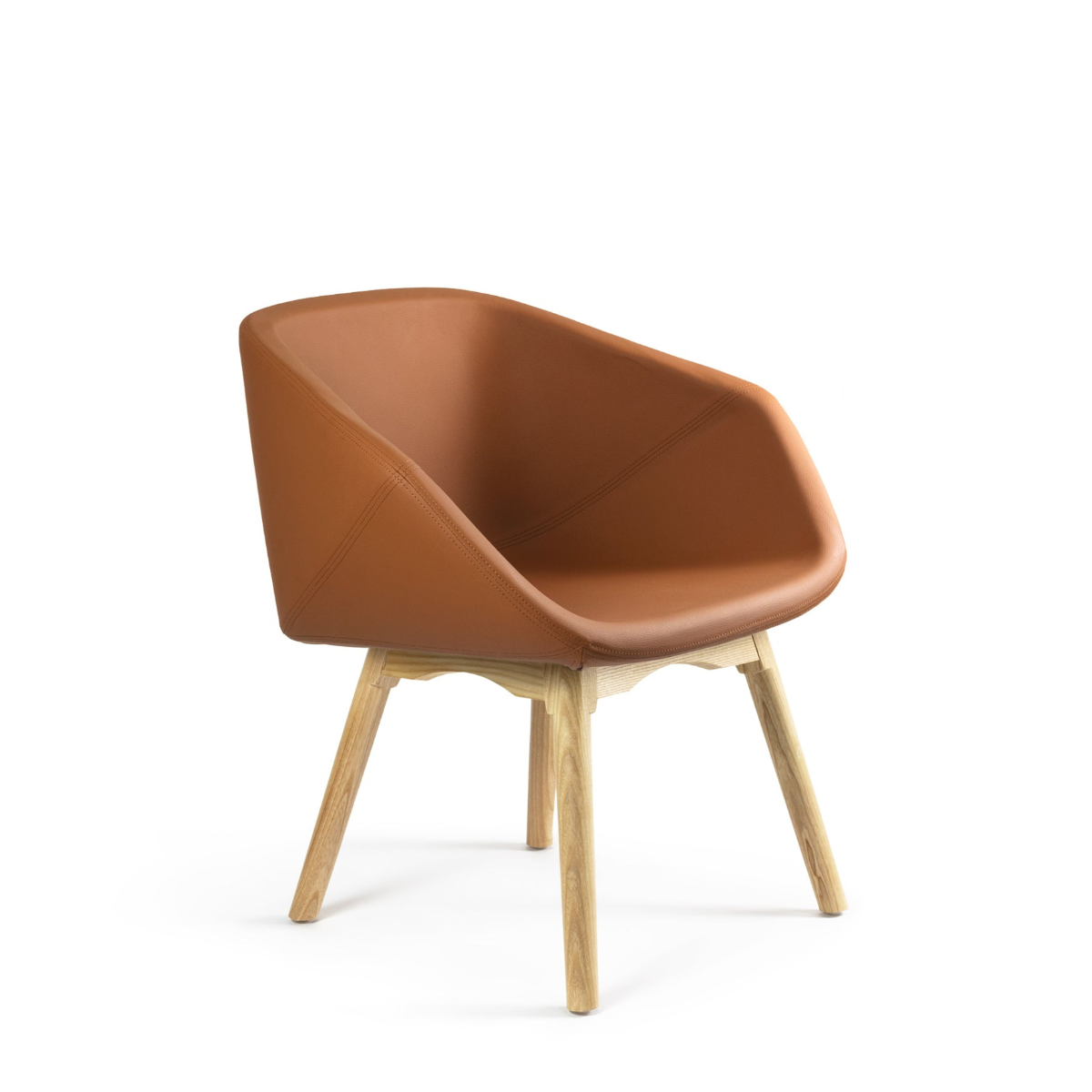 Silla Contract Riva Base Madera