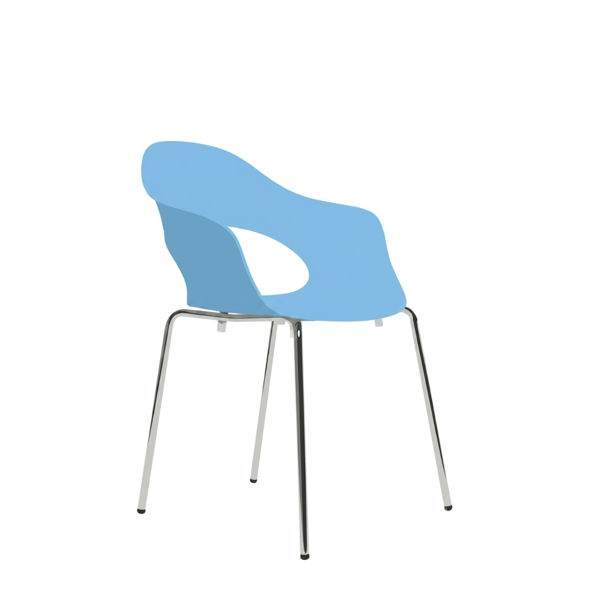 Silla para comedor Lady B Cromo