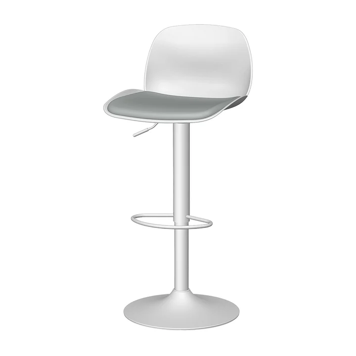 Banco alto para barra tapizado ER-7216 Koln
