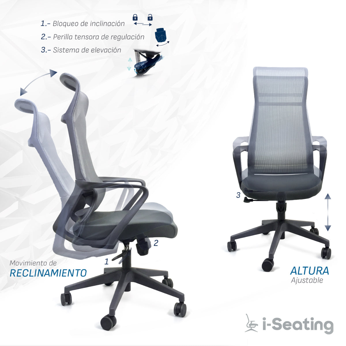 Silla Alta Ejecutiva Becchia