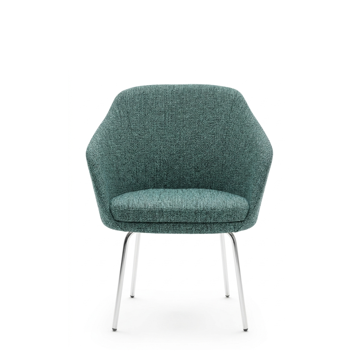 Silla Annette Base cromada Cuatro Puntas