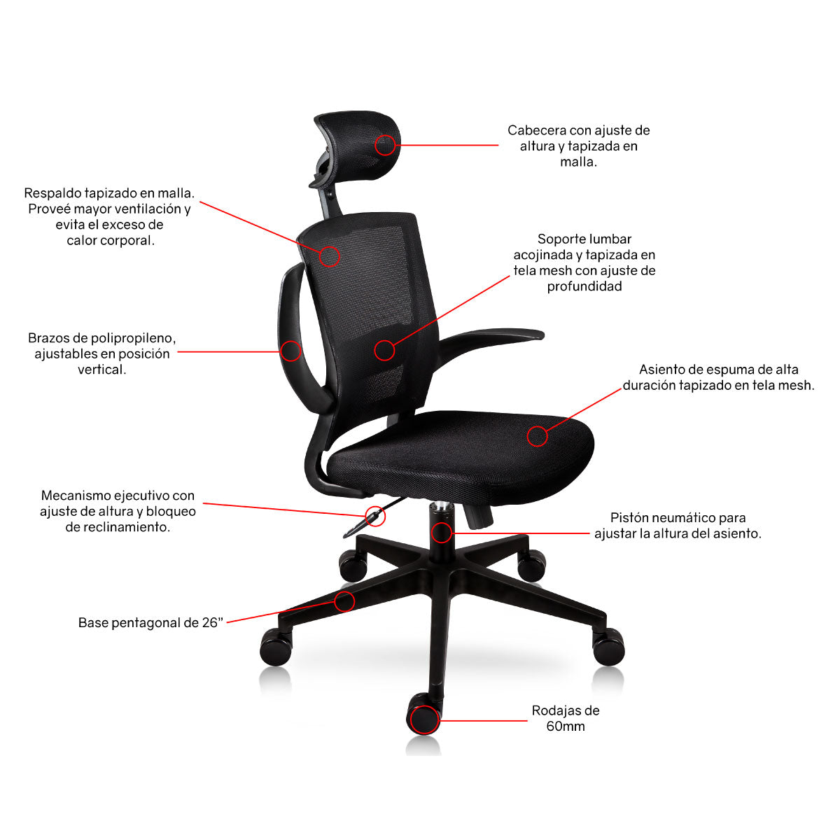 Silla Ejecutiva Marsala