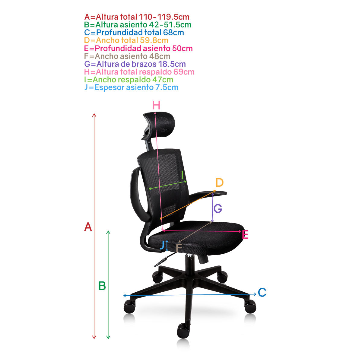Silla Ejecutiva Marsala