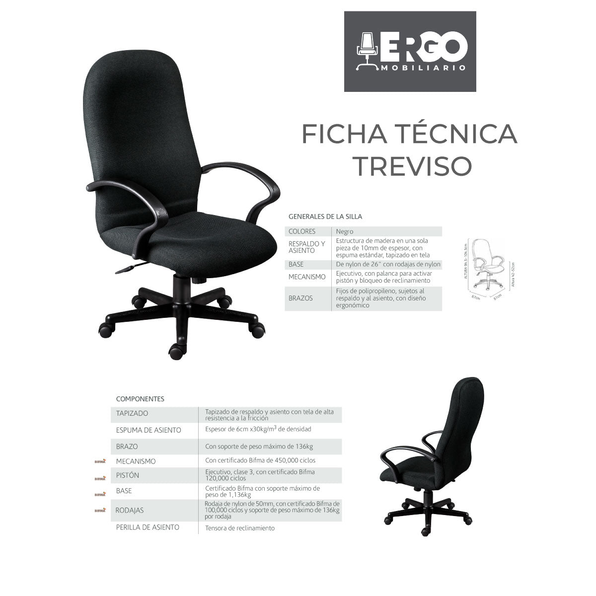 Silla Ejecutiva Treviso