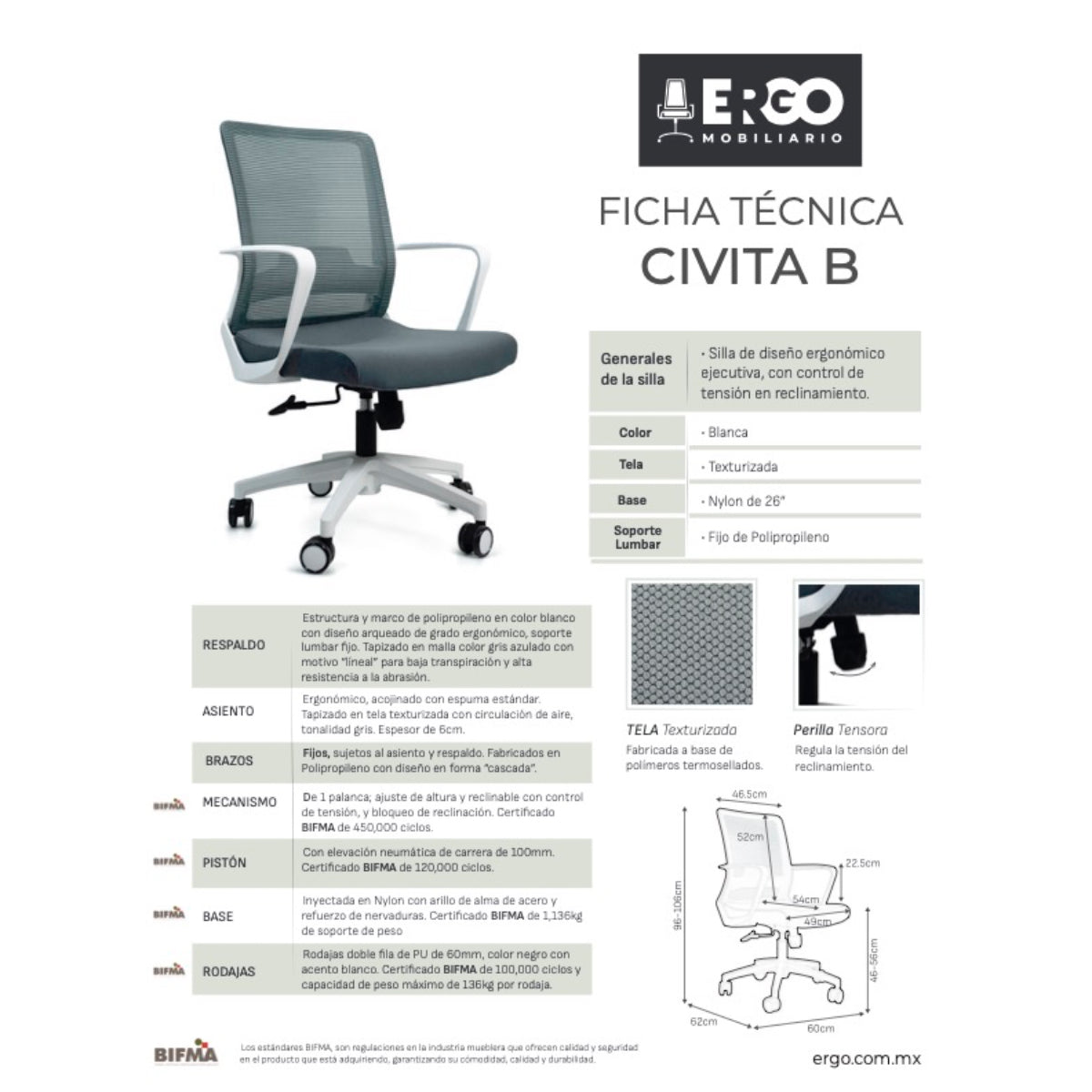 Silla Ergonómica Ejecutiva Civita