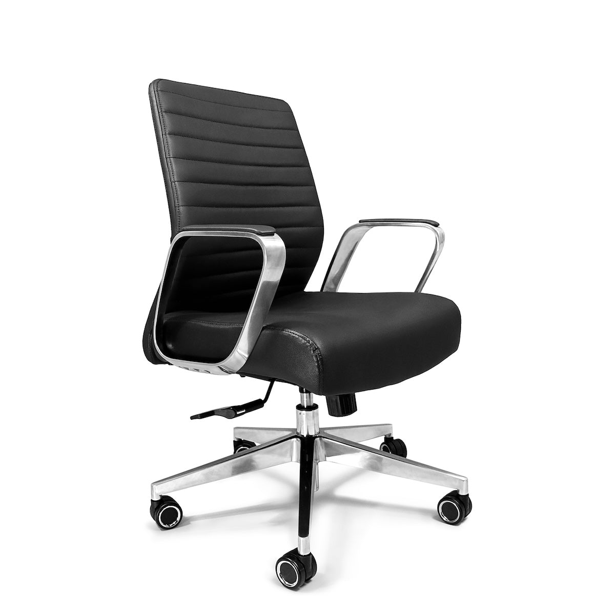 Silla de Piel Directiva Boloña Baja