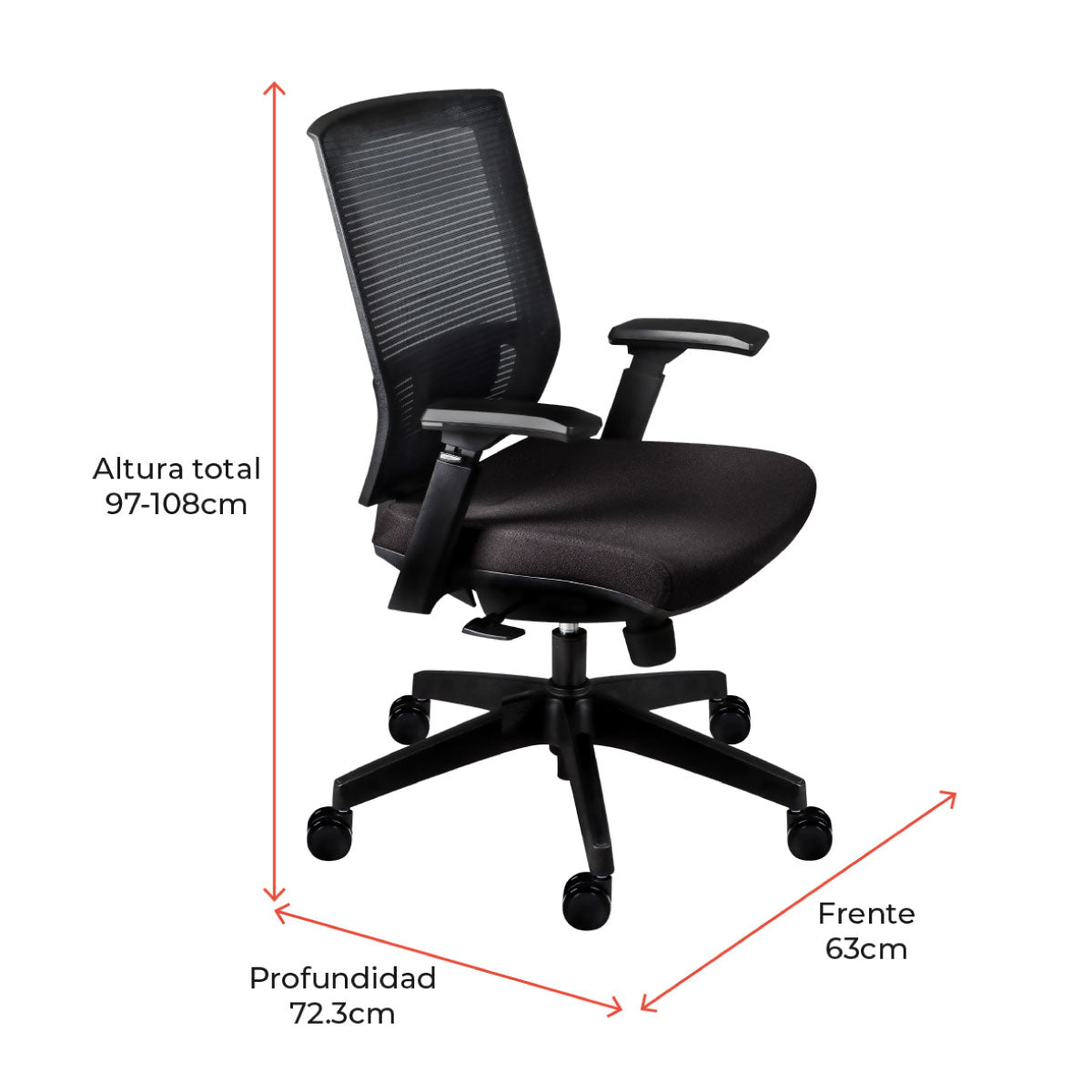 Silla de oficina Directiva Milan