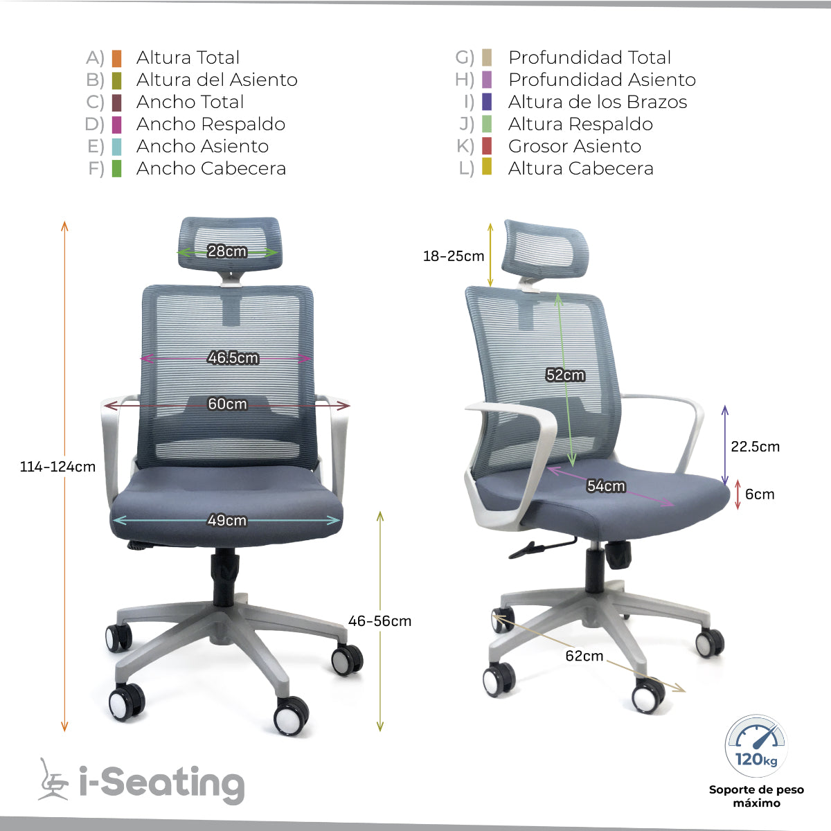 Silla de oficina Ejecutiva Civita C