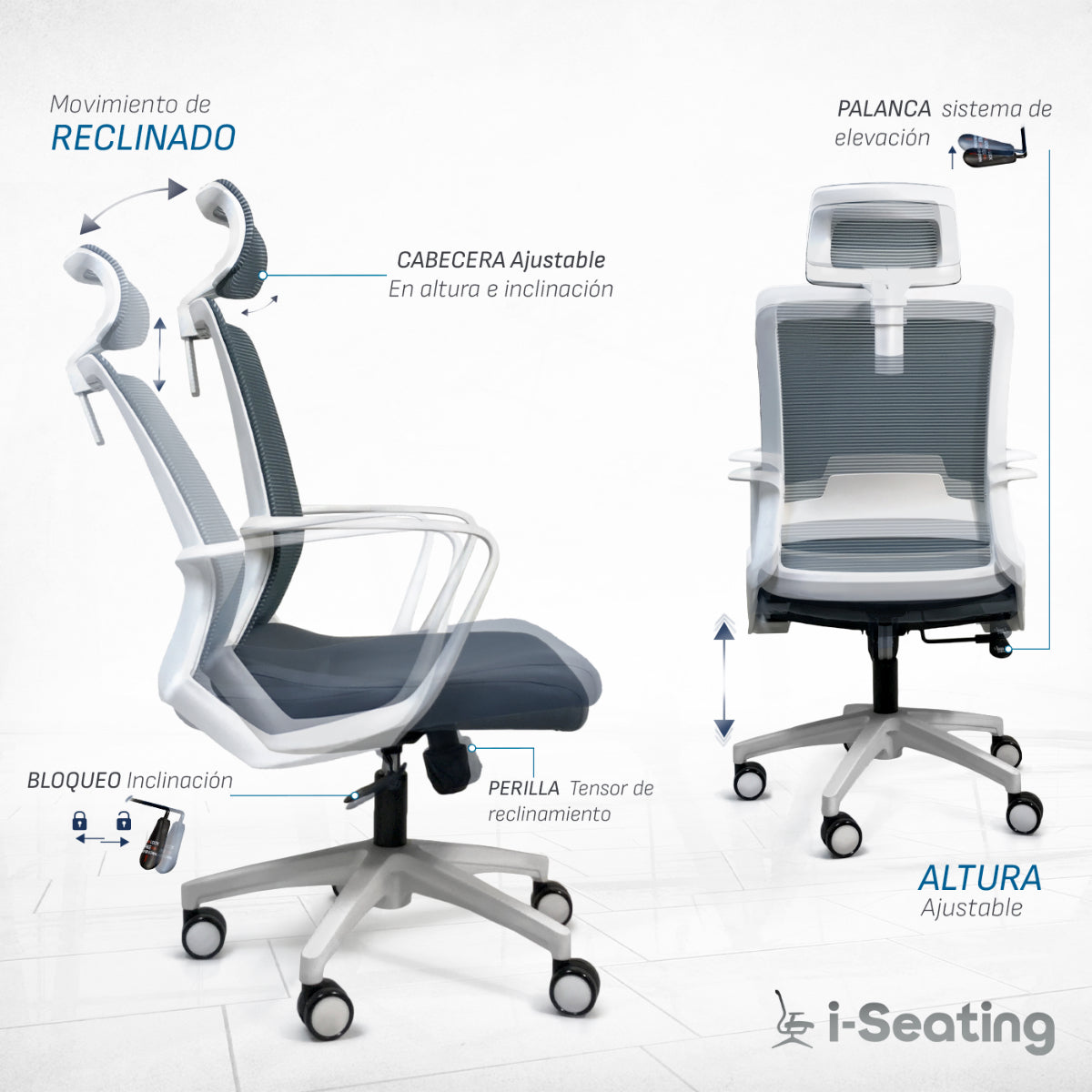 Silla de oficina Ejecutiva Civita C