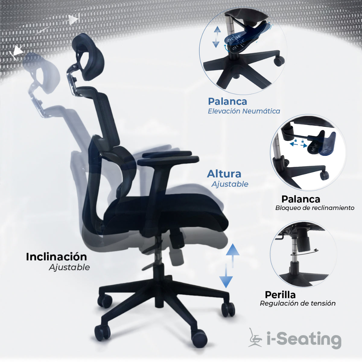 Silla de oficina Ejecutiva Parma C