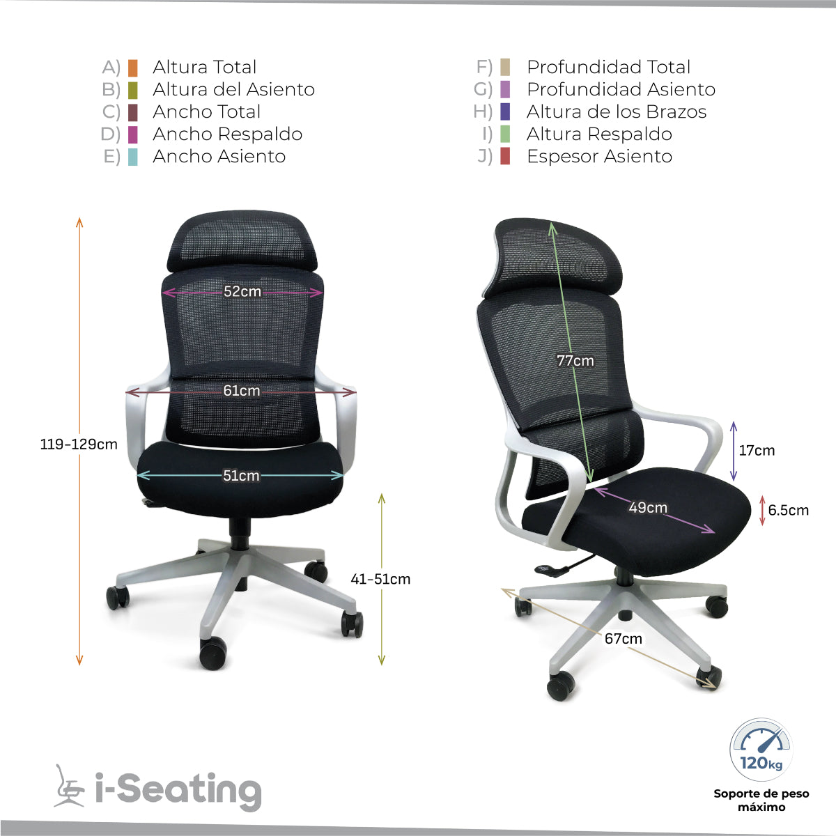 Silla de oficina Ejecutiva Umbria