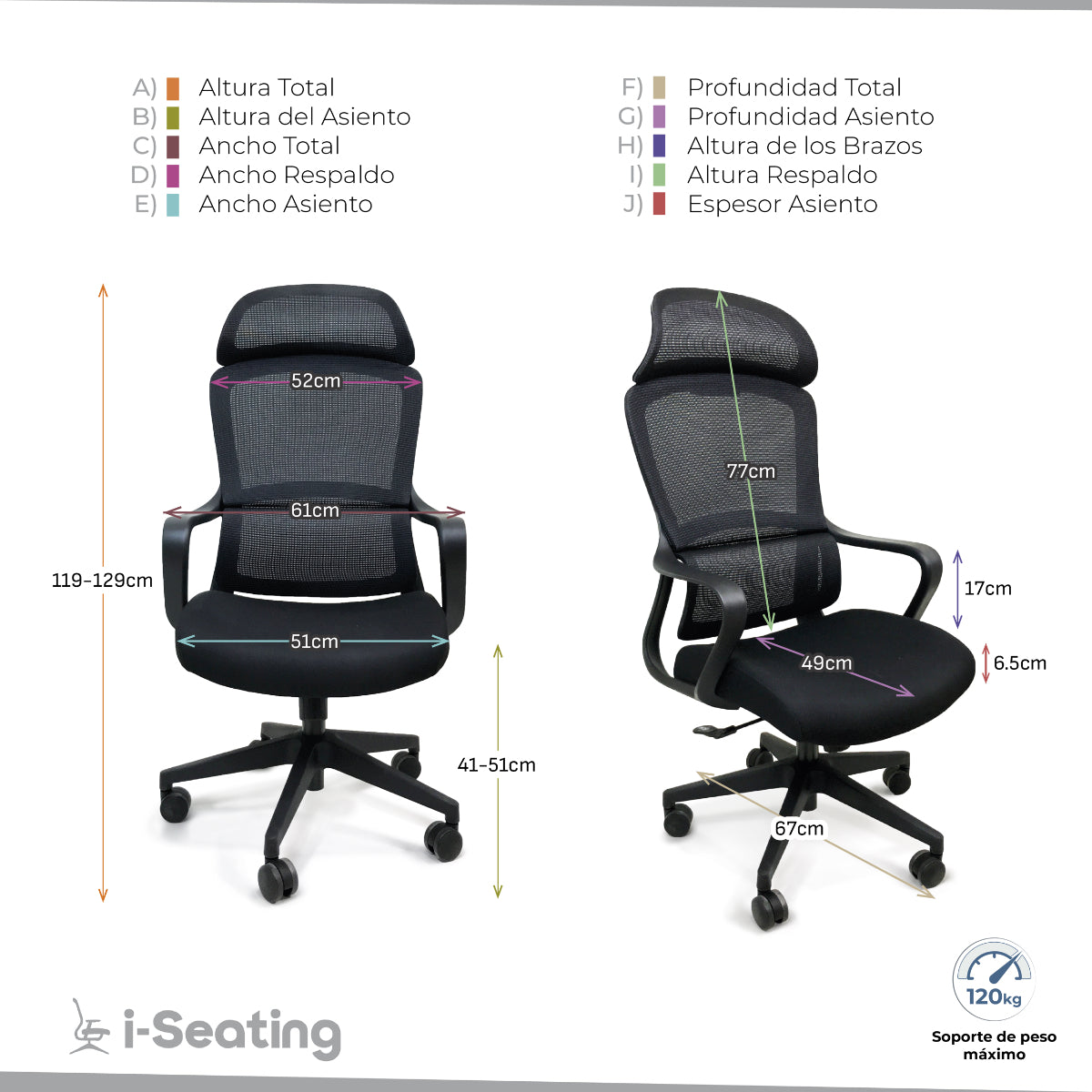 Silla de oficina Ejecutiva Umbria
