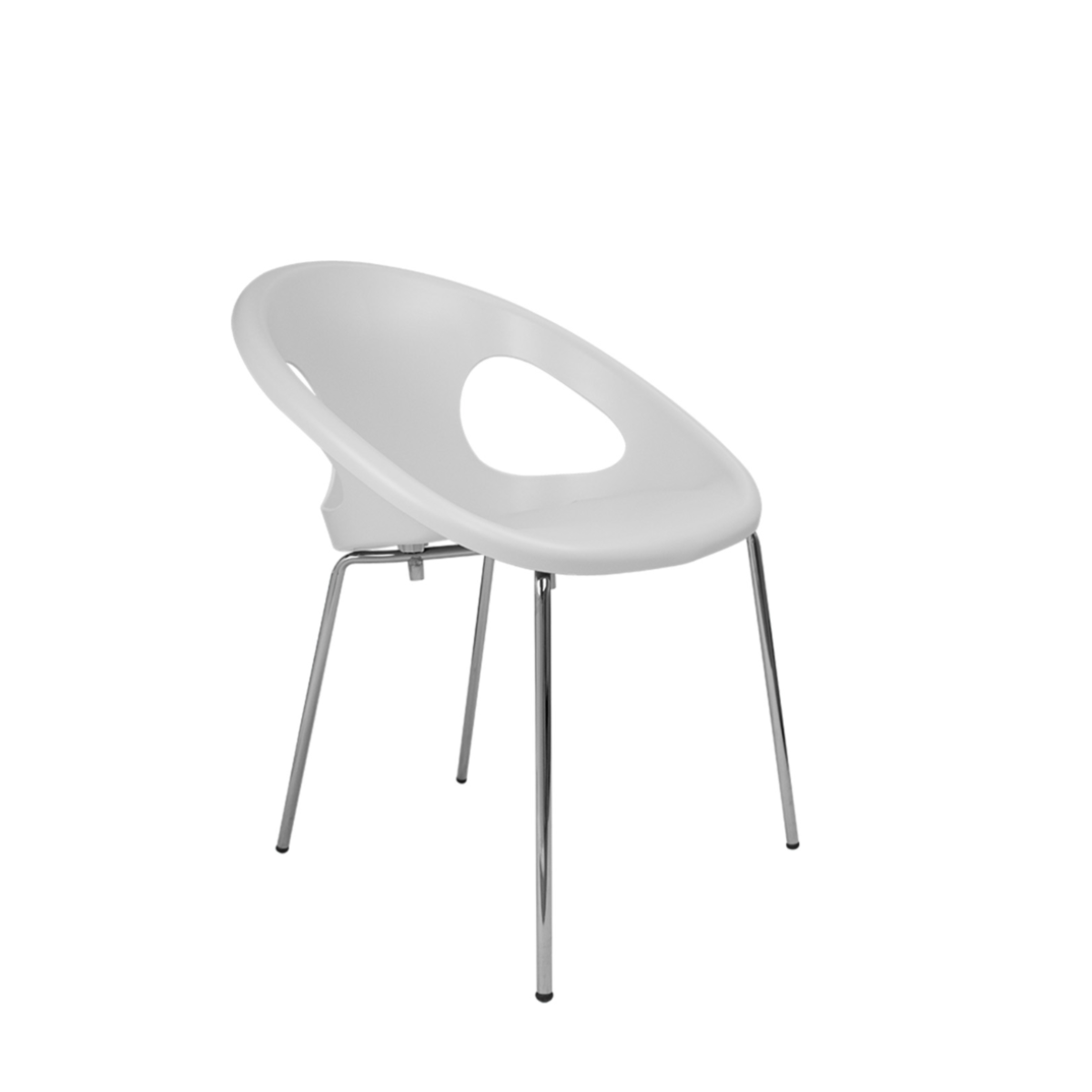 Silla para Exterior Drop Cromado