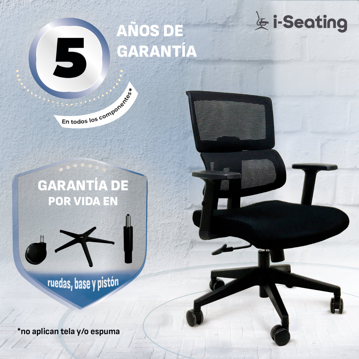 Silla para escritorio Ejecutiva Parma