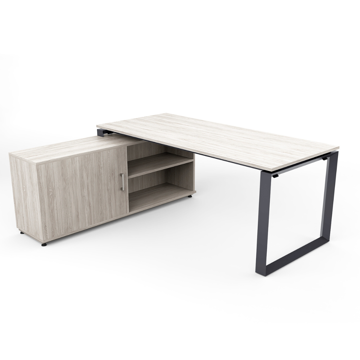 Escritorio Tri sobre credenza