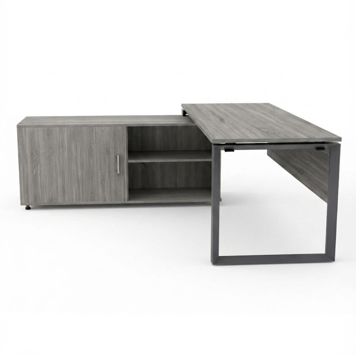Escritorio Tri sobre credenza