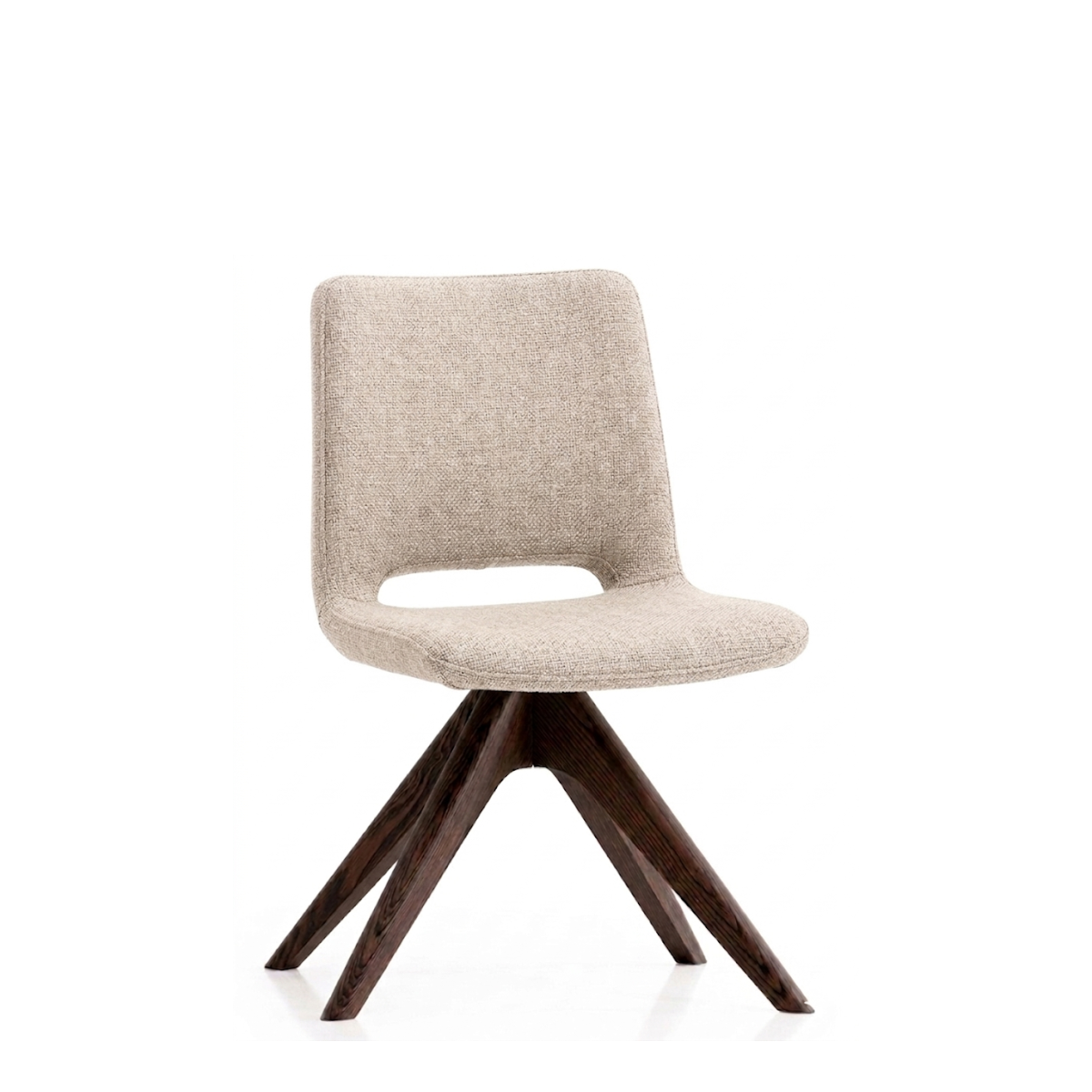 Silla Amyopen Base Madera wenge