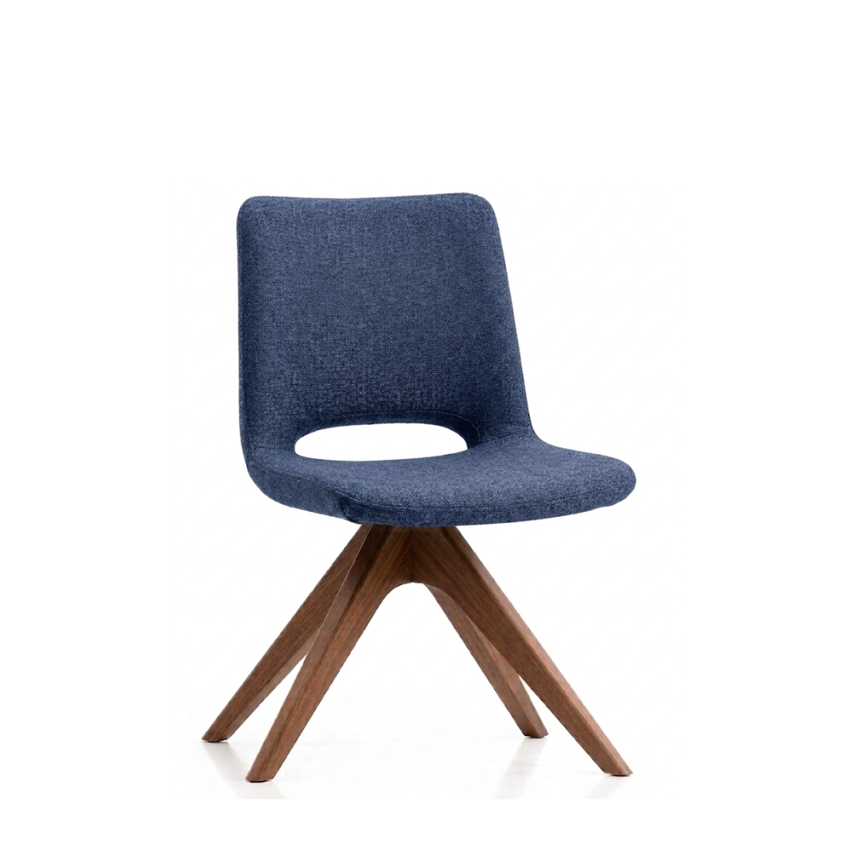 Silla Amyopen Base Madera nogal