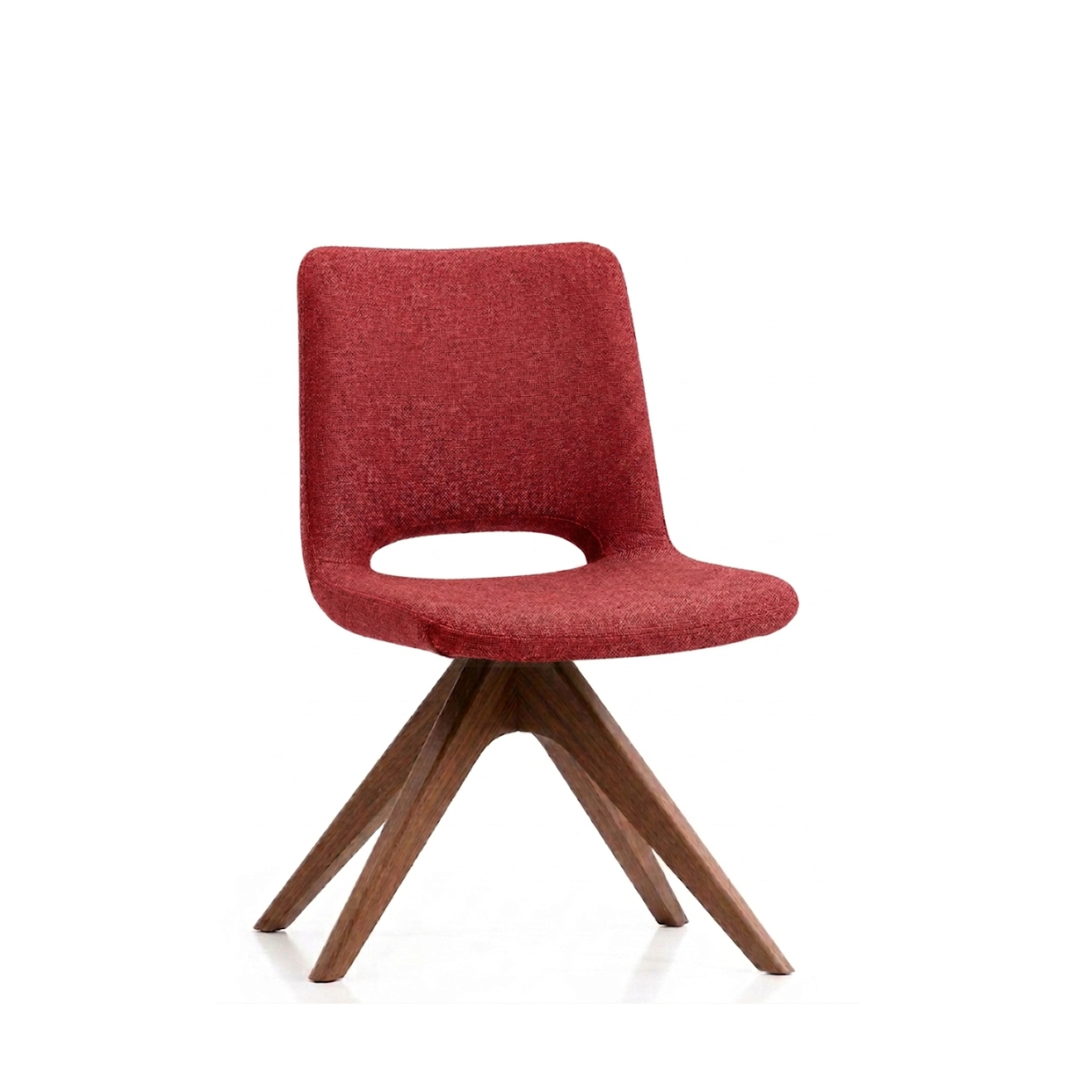 Silla Amyopen Base Madera nogal
