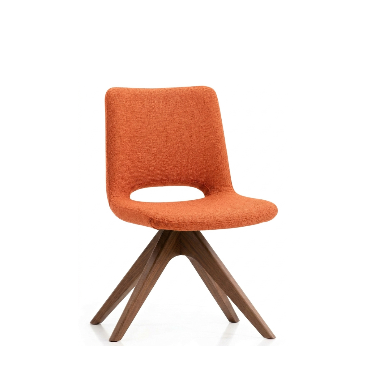 Silla Amyopen Base Madera nogal
