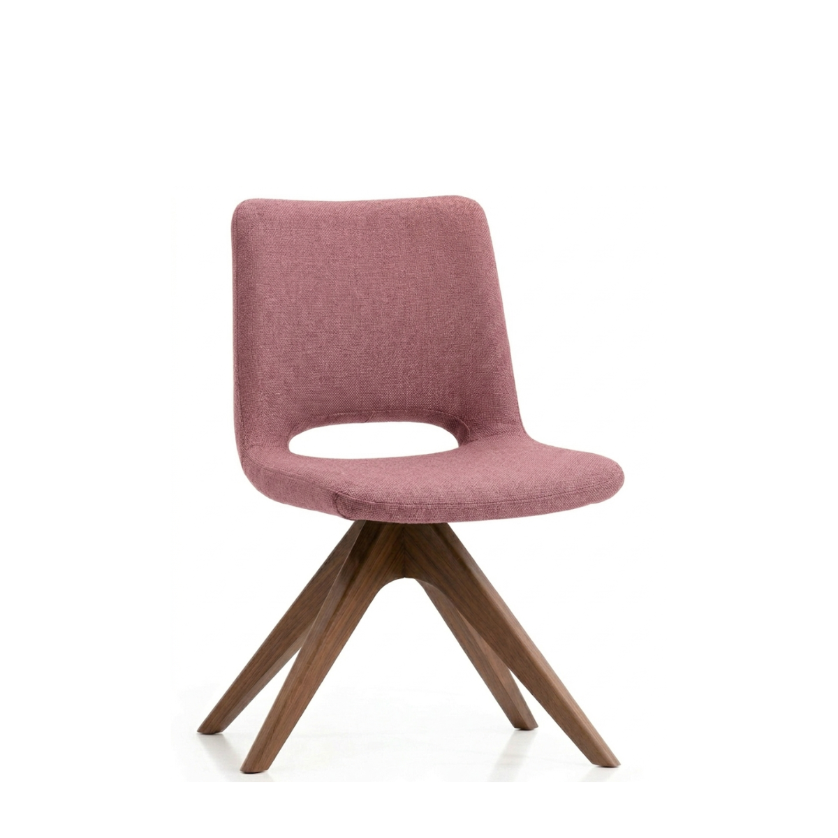 Silla Amyopen Base Madera nogal