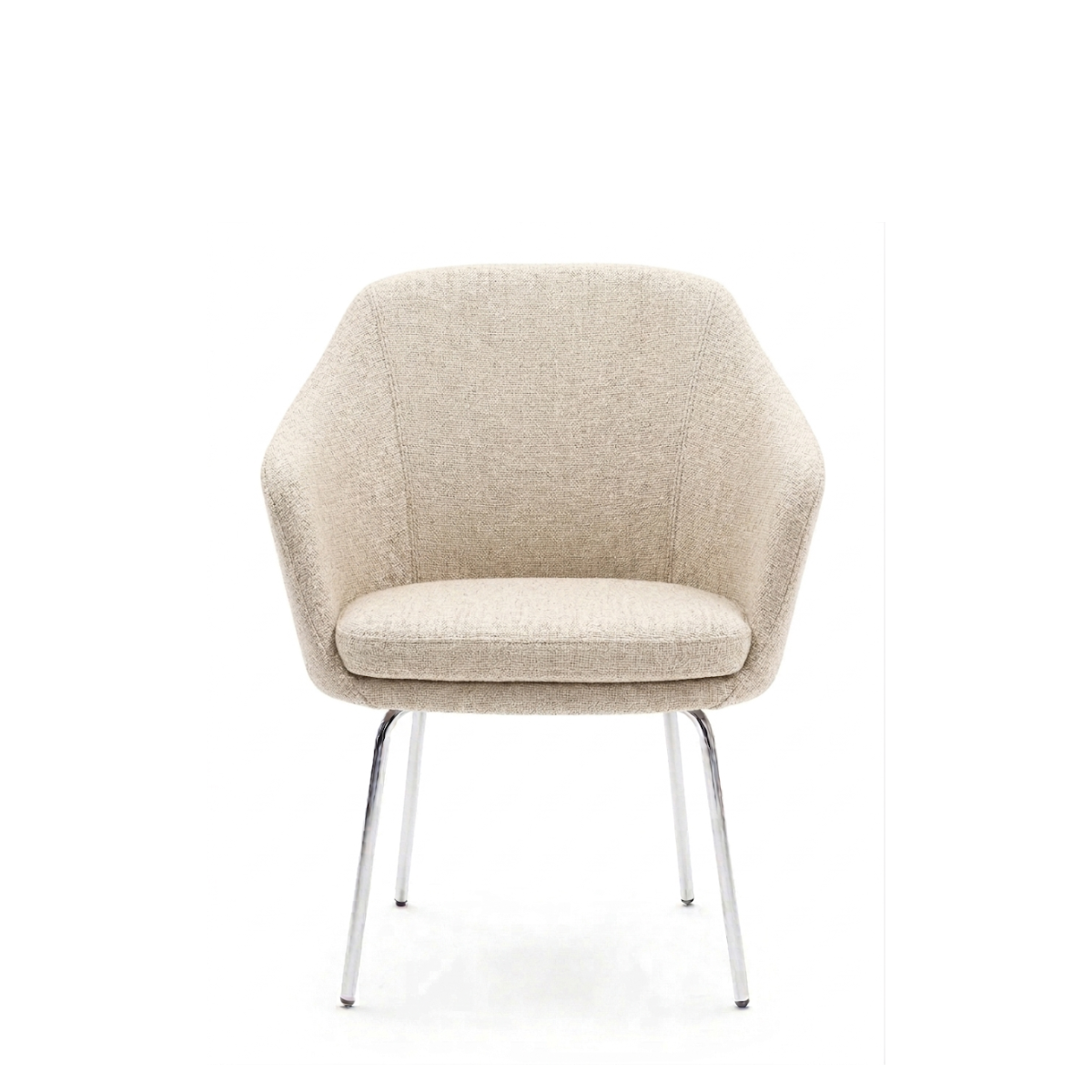 Silla Annette Base cromada Cuatro Puntas