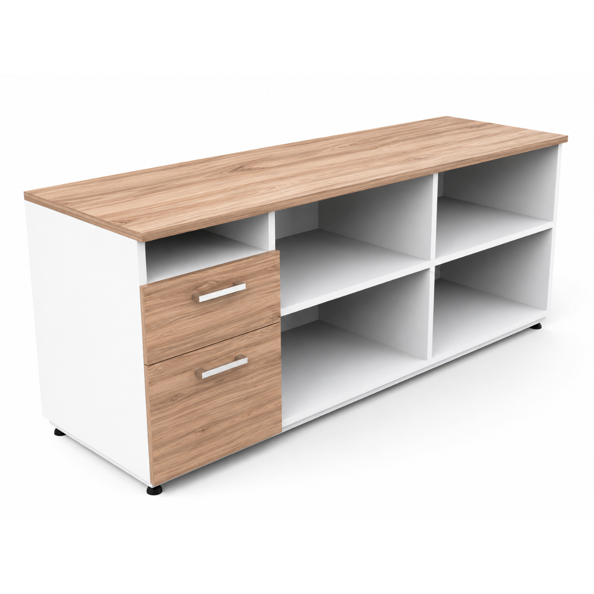 Credenza con pedestal y cajones