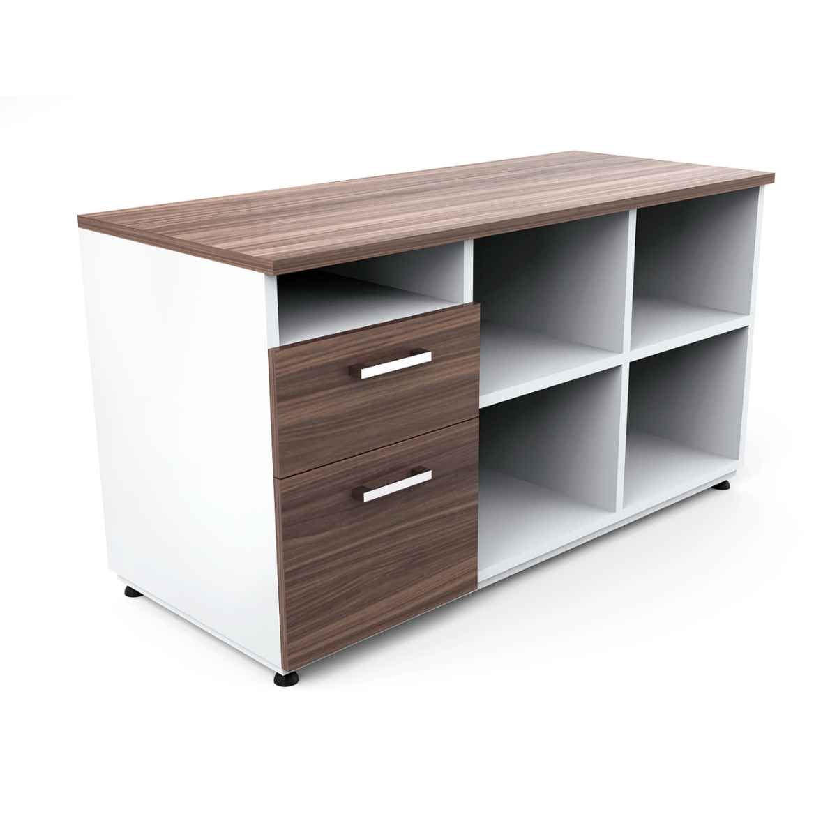 Credenza con pedestal y cajones