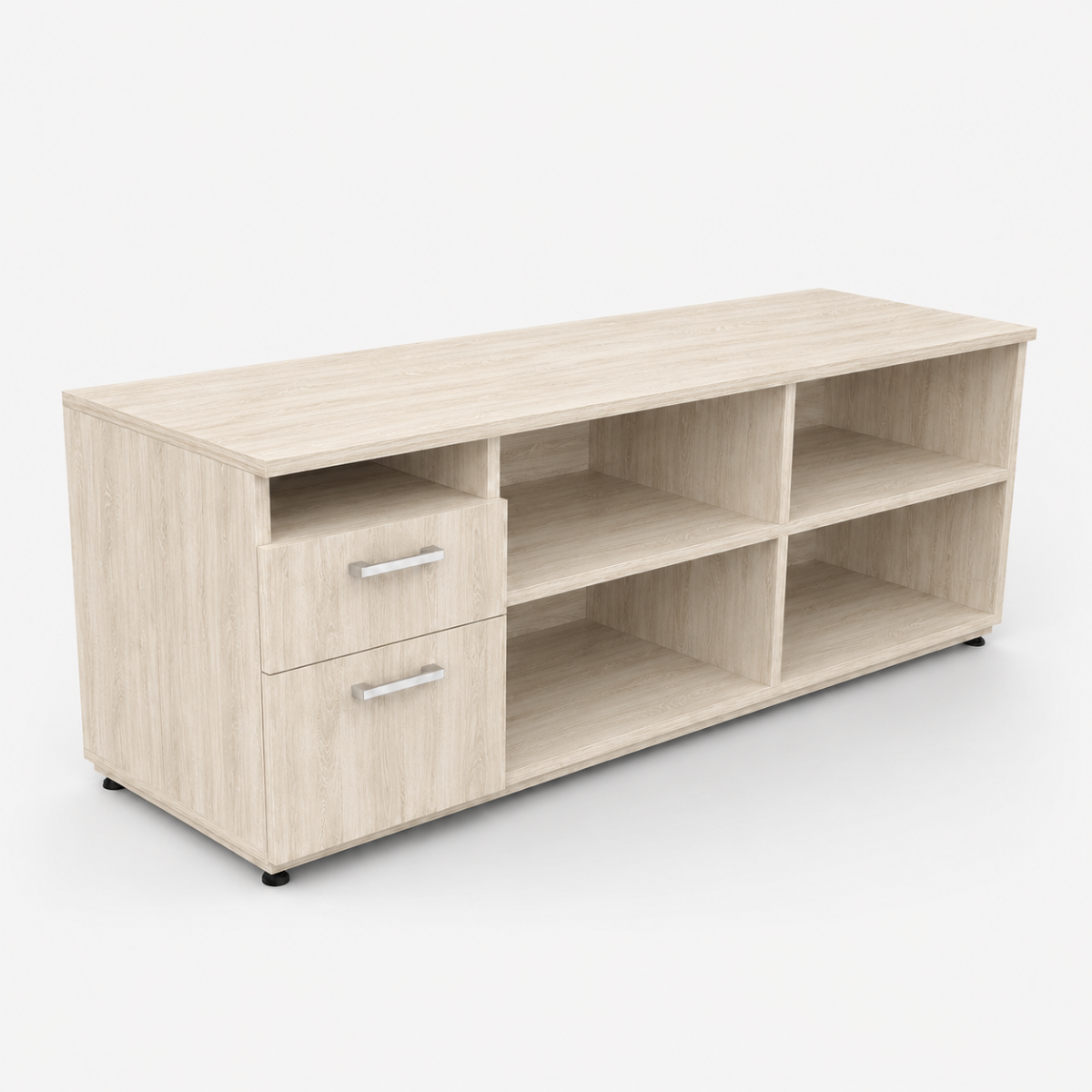 Credenza con pedestal y cajones