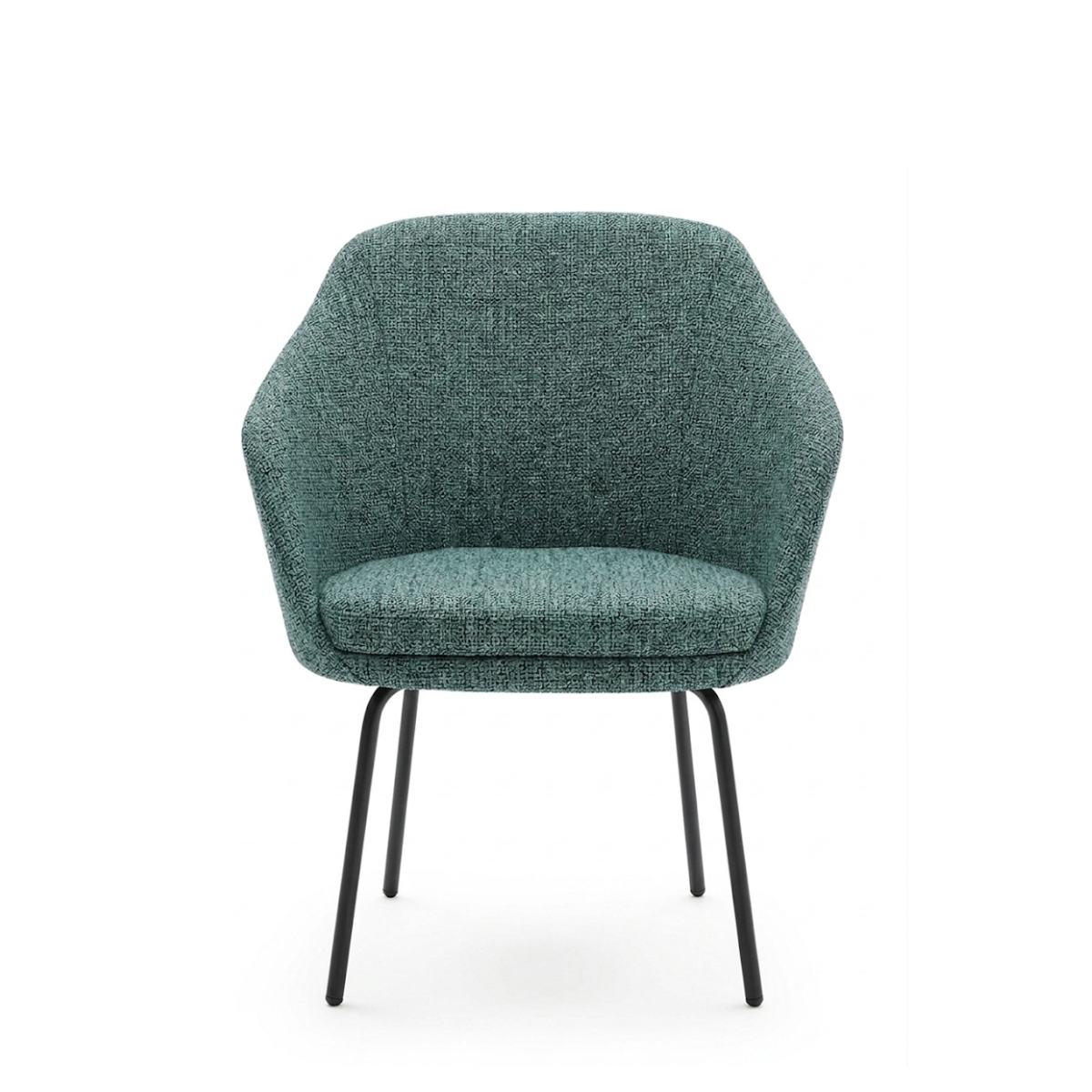 Silla Annette Base Negra Cuatro Puntas