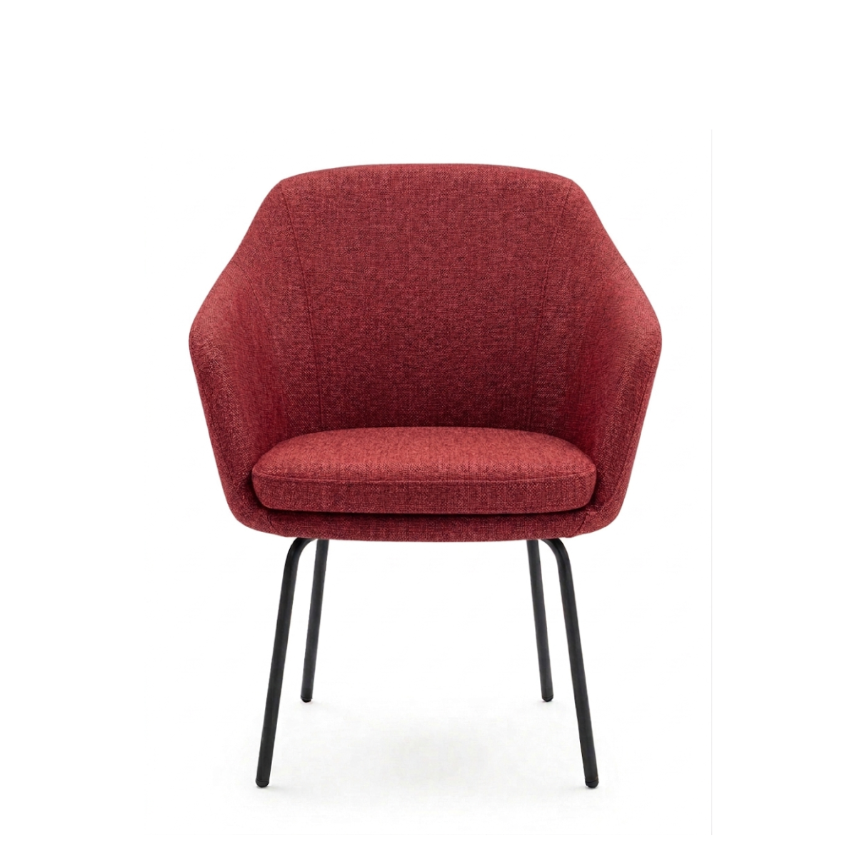 Silla Annette Base Negra Cuatro Puntas