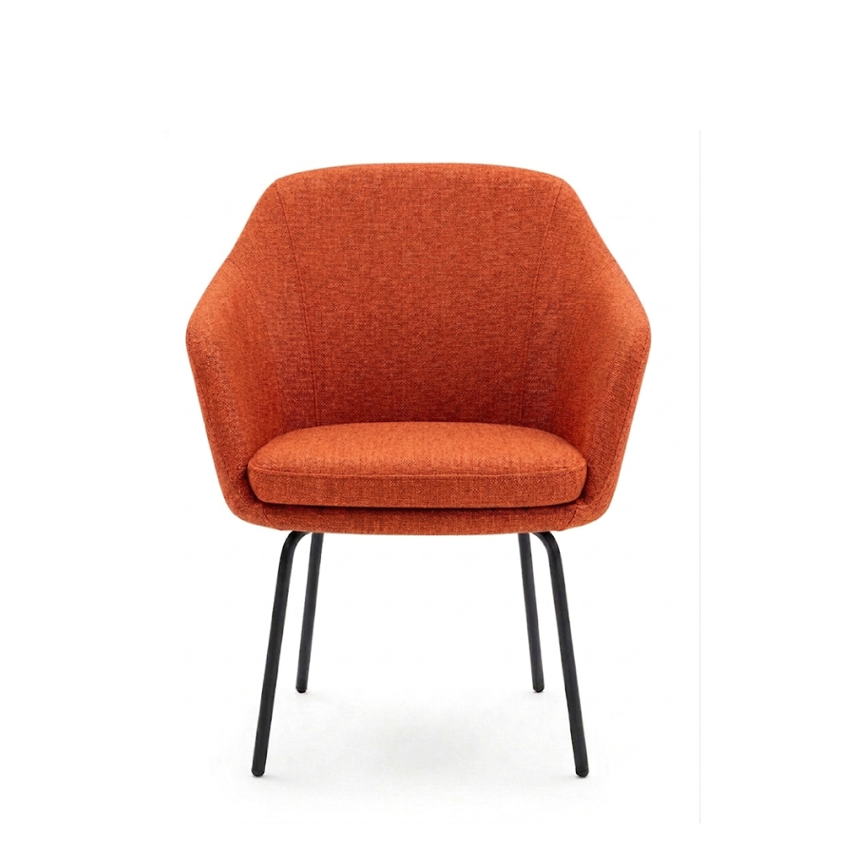 Silla Annette Base Negra Cuatro Puntas