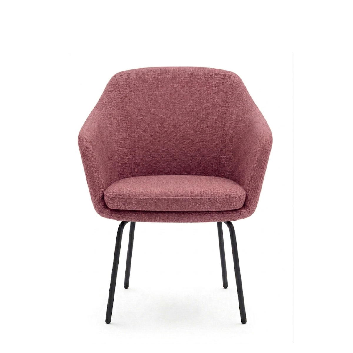Silla Annette Base Negra Cuatro Puntas