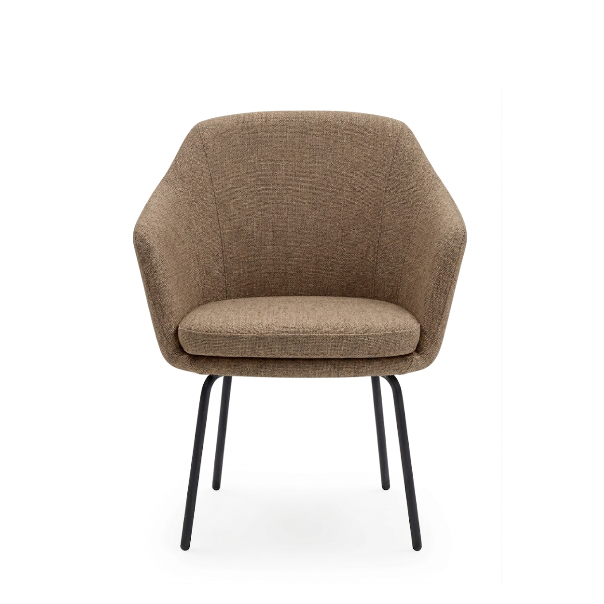 Silla Annette Base Negra Cuatro Puntas