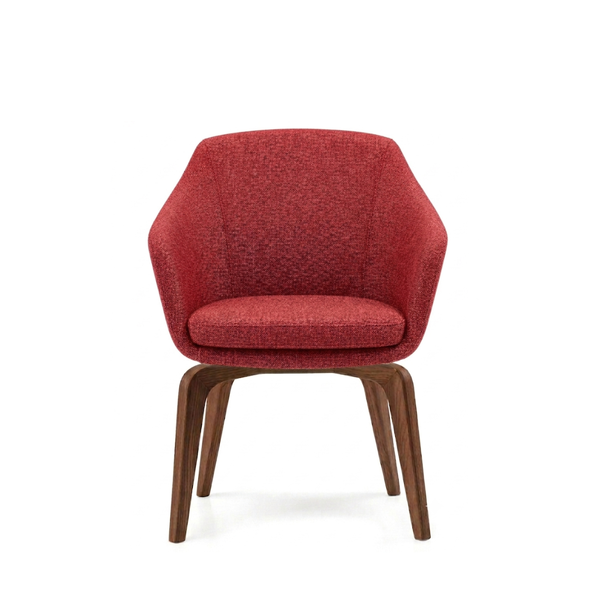 Silla Annette Base Madera Nogal
