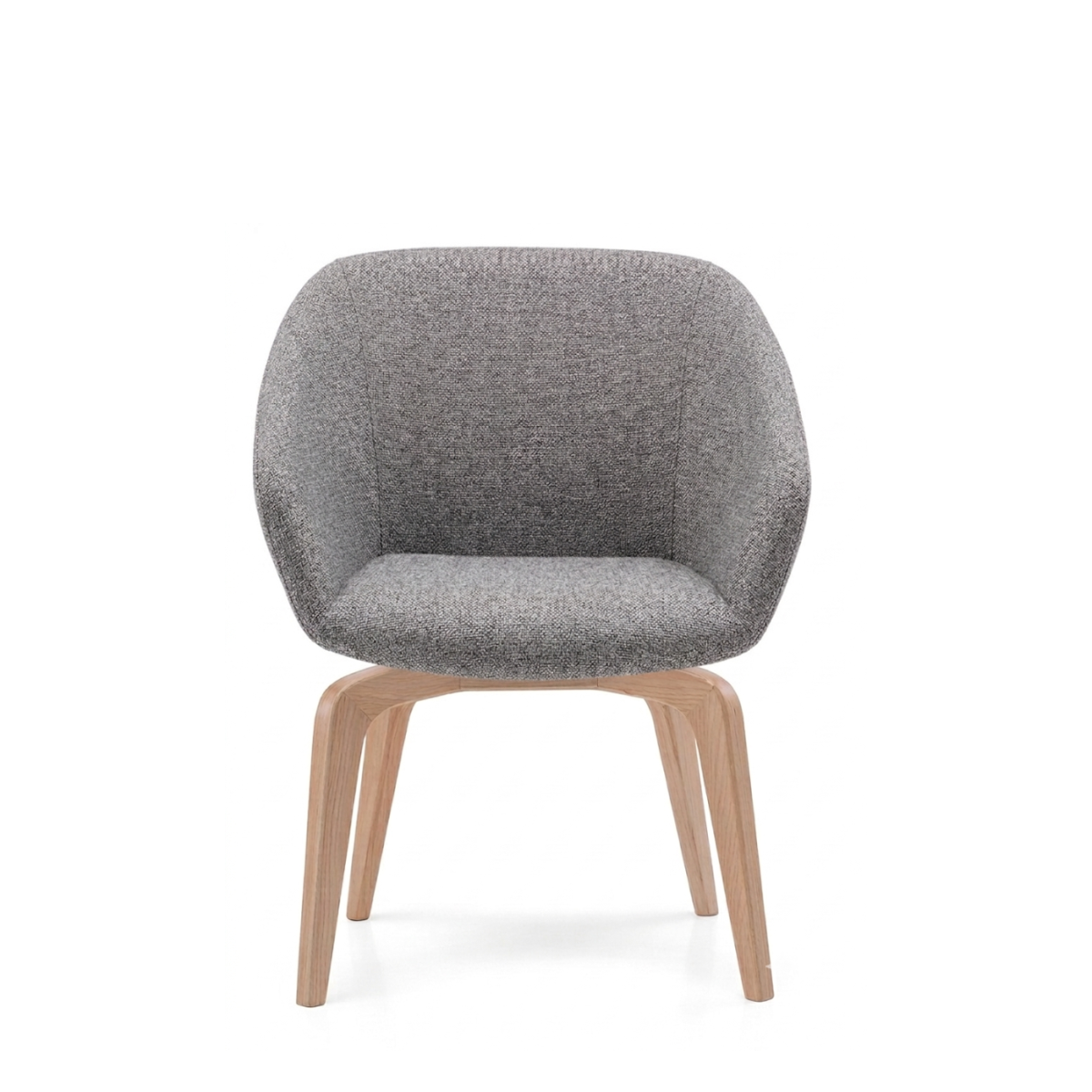 Silla Breck Base Madera Natural