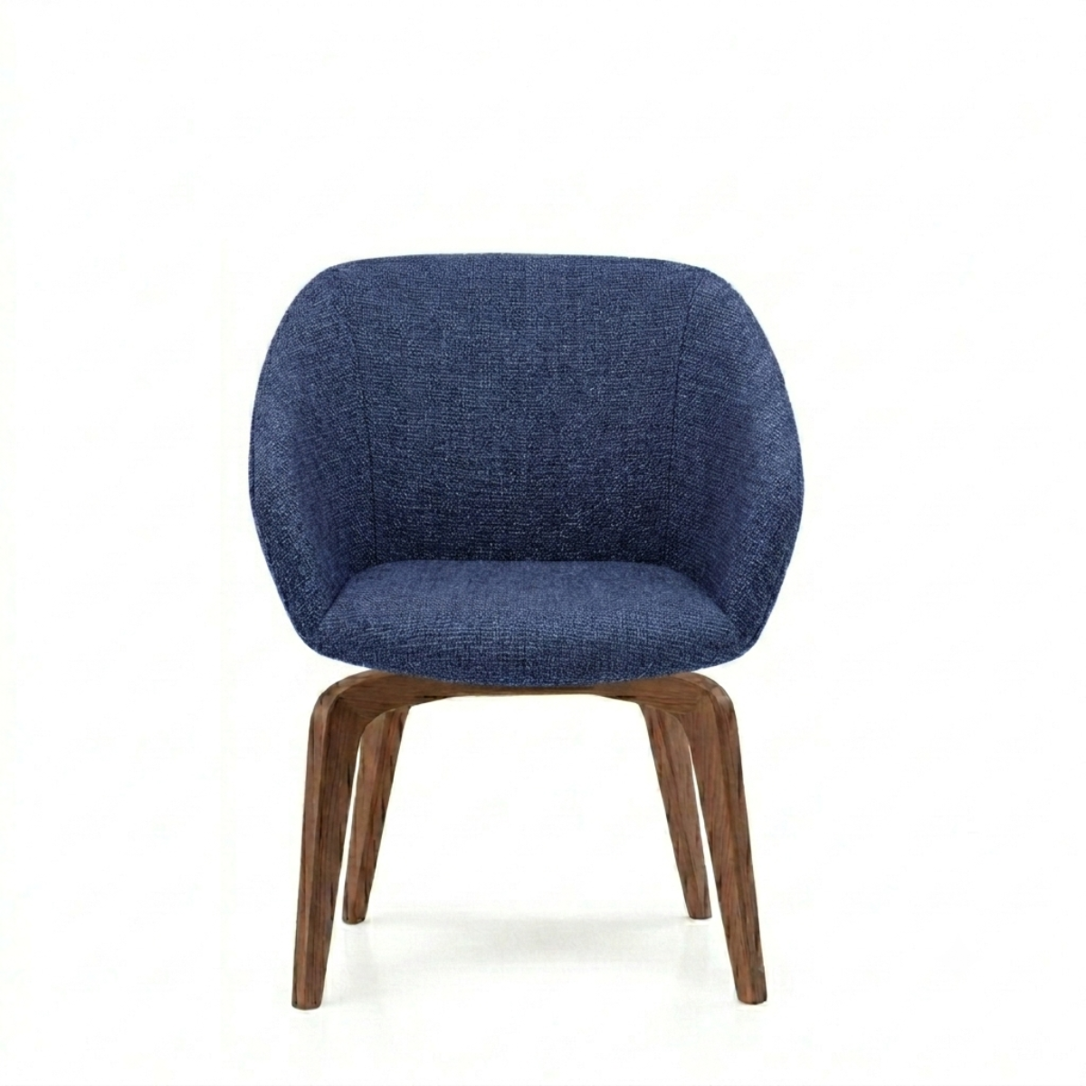 Silla Breck Base Madera Nogal