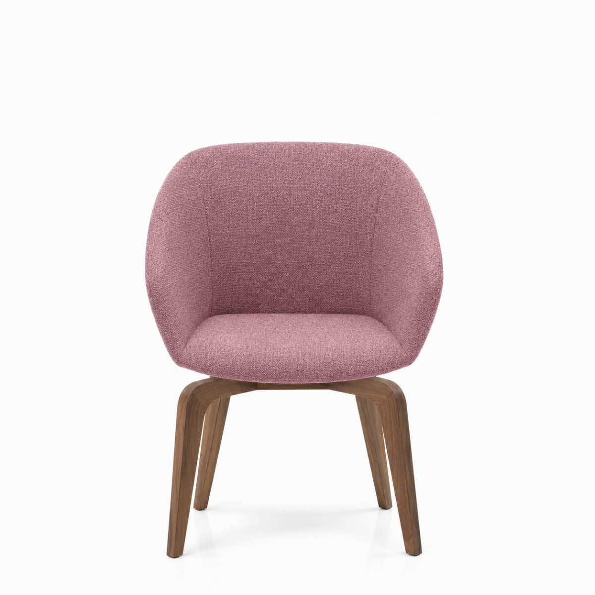 Silla Breck Base Madera Nogal