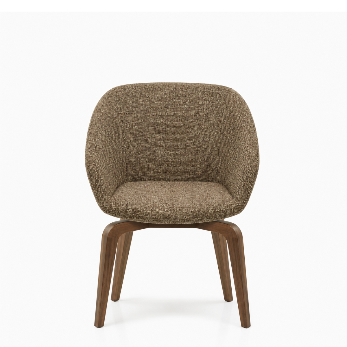Silla Breck Base Madera Nogal